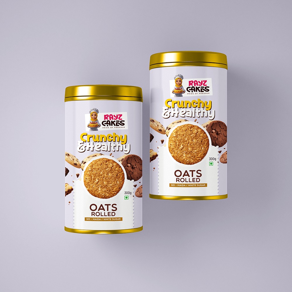 Rolled Oats Cookies Hover